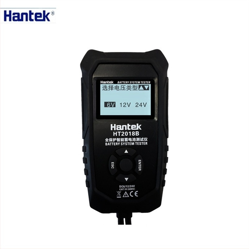 Hantai HT2018B δοκιμαστής μπαταριών — 12V μπαταρία, χωρητικότητα μπαταρίας, φόρτιση, αγωγιμότητα, εσωτερική αντίσταση