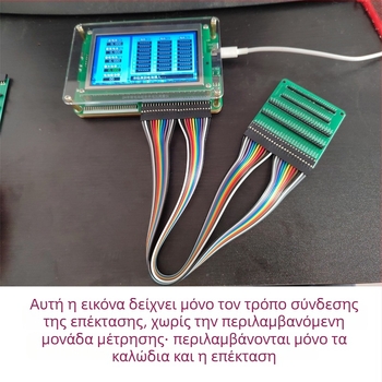 HD-002 Ψηφιακός μετρητής τάσης κυττάρων για πακέτα μπαταριών σειράς 1–24, διπλά εύρη μέτρησης 0,3–9 V και 0,3–25 V, ακρίβεια ±0,003 V, τροφοδοσία 5 V 2 A.