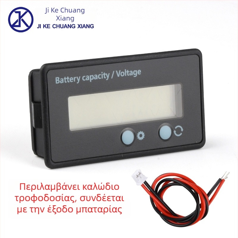 Αδιάβροχο βολτόμετρο και μετρητής ισχύος με LCD οθόνη, εύρος τάσης 6-100V