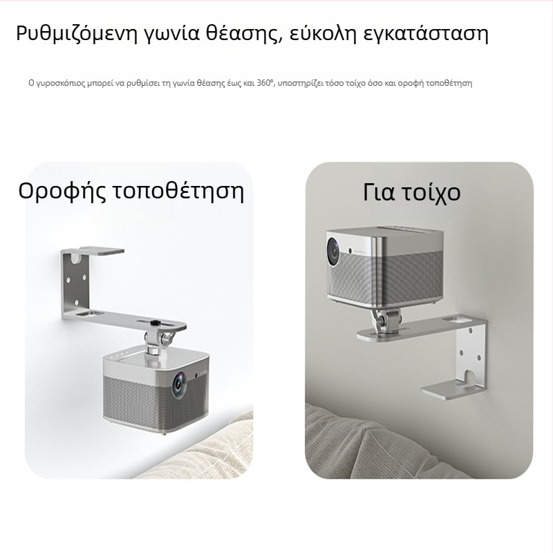 Επιτοίχιος βραχίονας στήριξης προβολέα συμβατός με Xianghe, Xgimi, Jmgo, Dangbei, Magic Screen και Xiaomi Mini οικιακούς προβολείς (Μάρκα: Xianghe)