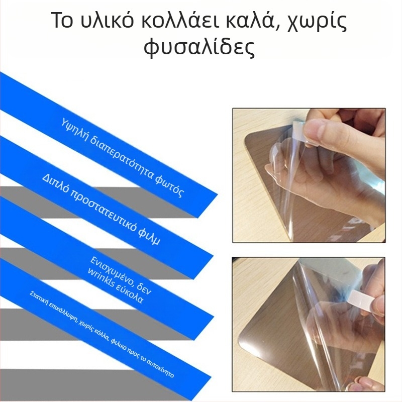 Privacy Guard PET φιλμ ανάκλασης για HUD προβολή, οθόνη πλοήγησης, καθολική συμβατότητα