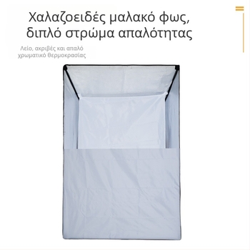 Softbox τετραγώνου σχήματος με Bowens mount για φωτογραφικές λάμπες, από ανακλαστικό ευέλικτο ύφασμα, με μέγιστη φόρτωση έως 2 kg
