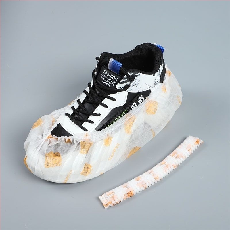 Καλύμματα παπουτσιών μίας χρήσεως με ριγέ σχέδιο και εκτύπωση καρτούν, από μη υφαντό ύφασμα, αδιάβροχα, κωδ. Fhhfhgxmrgqz