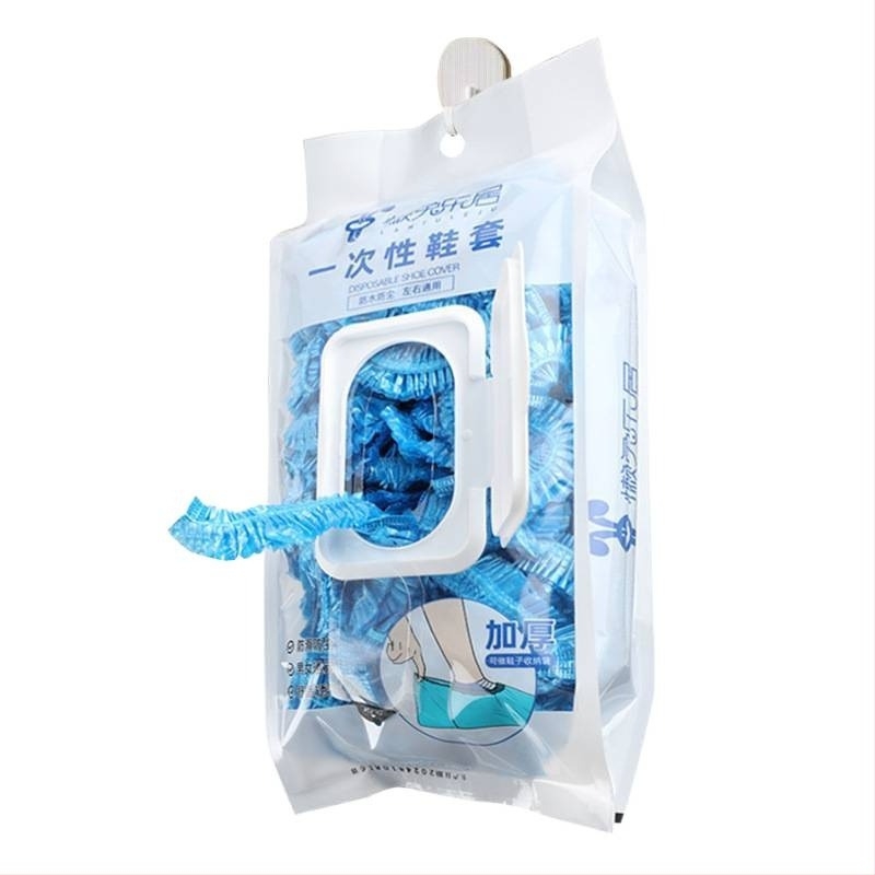 Καλύμματα παπουτσιών μίας χρήσης — παχιά PE πλαστικά, αδιάβροχα, αντιολισθητικά, κατάλληλα για εσωτερικούς χώρους