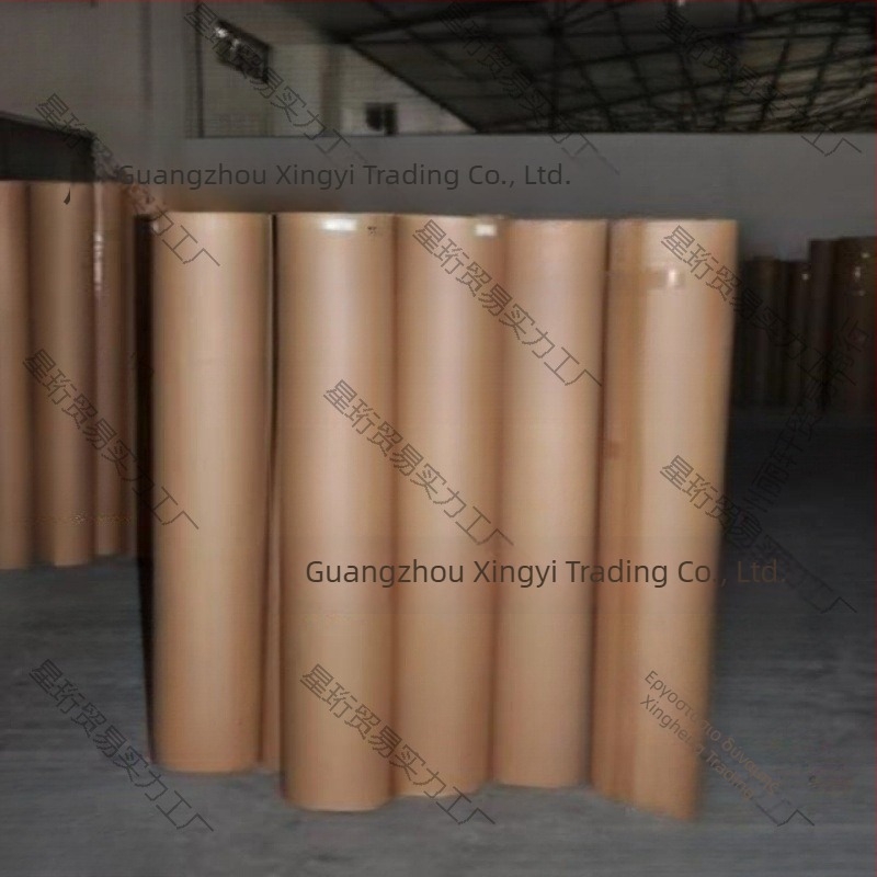 Xingheng Λευκό Kraft Χαρτί, επίπεδο χαρτί για συσκευασία και σχέδιο, παχύτερος ρολό συσκευασίας και χαρτονένιος πίνακας σχεδίασης, Τάξη B