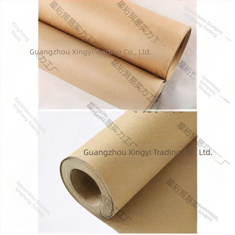 Xingheng Λευκό Kraft Χαρτί, επίπεδο χαρτί για συσκευασία και σχέδιο, παχύτερος ρολό συσκευασίας και χαρτονένιος πίνακας σχεδίασης, Τάξη B