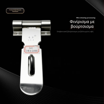 Longmei κλειδαριά πόρτας από ανοξείδωτο ατσάλι – 304-grade, ηλεκτροπλατινωμένη επιφάνεια; κατάλληλη για ξύλινες και μεταλλικές πόρτες, πόρτες ασφαλείας και πύλες; μοντέρνο μινιμαλιστικό στυλ.