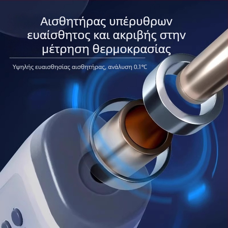 Hainuo Υπέρυθρο Θερμόμετρο Μετώπου - φορητό ιατρικό, ευφυής καταγραφή, τριχρωμικός οπίσθιος φωτισμός