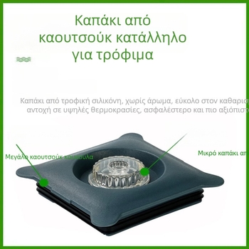 Αξεσουάρ μπλέντερ για τη σειρά Q-series 825/800 με καπάκι, κύπελλο ανάμειξης και εξαρτήματα για γάλα σόγιας και άλεση
