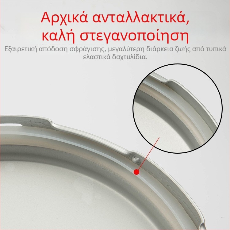 Δακτύλιος σφράγισης για ηλεκτρικές κατσαρόλες πίεσης — καθολικός καουτσούκ σφραγιστικός δακτύλιος, ενσωματωμένη σφράγιση, Μάρκα Friendly, Μοντέλο Regular