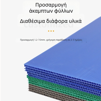 Αναδιπλούμενο PP κουτί μεταφοράς με κενή πλάκα – αδιάβροχο, ανθεκτικό στην υγρασία, αντιστατικό για αποθήκευση