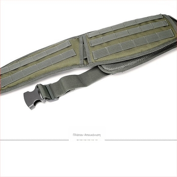Καμουφλαρισμένη MOLLE τακτική ζώνη, εξωτερική πολυλειτουργική ζώνη μέσης, Unisex — κατάλληλη για άνδρες και γυναίκες, ύφασμα 600D αδιάβροχο, λογότυπο τυπωμένο, έτοιμη για ιδιωτική ετικέτα