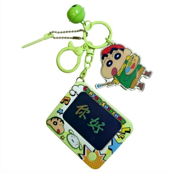 Μπρελόκ με μίνι ηλεκτρονικό πίνακα σχεδίασης για graffiti, συμπαγής πίνακας για τσάντες και αυτοκίνητα, γυναικείο αξεσουάρ