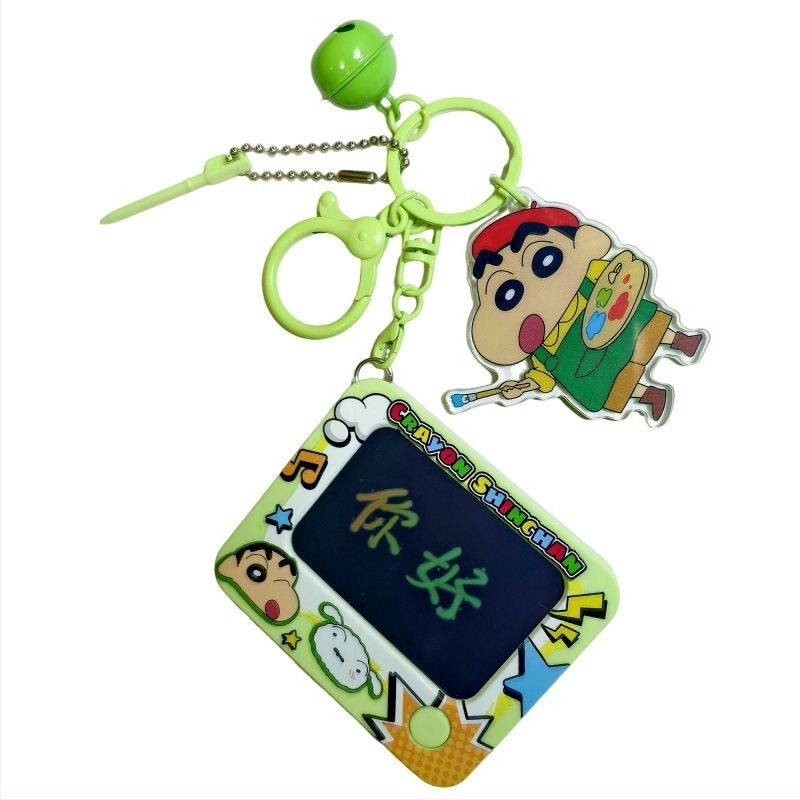 Μπρελόκ με μίνι ηλεκτρονικό πίνακα σχεδίασης για graffiti, συμπαγής πίνακας για τσάντες και αυτοκίνητα, γυναικείο αξεσουάρ