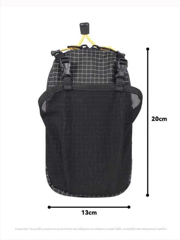 Ζώνη μέσης για υπαίθρια σπορ με Oxford ύφασμα, επένδυση από νάιλον, αδιάβροχη, εξαιρετικά ελαφριά, προστασία από κλοπή