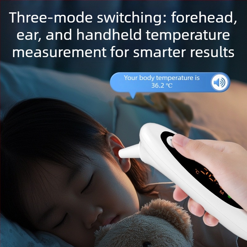 Sunflower HSYL-03 Υπέρυθρος θερμόμετρο μετώπου και αυτιού, μη επαφής μέτρηση θερμοκρασίας, για παιδιά και βρέφη
