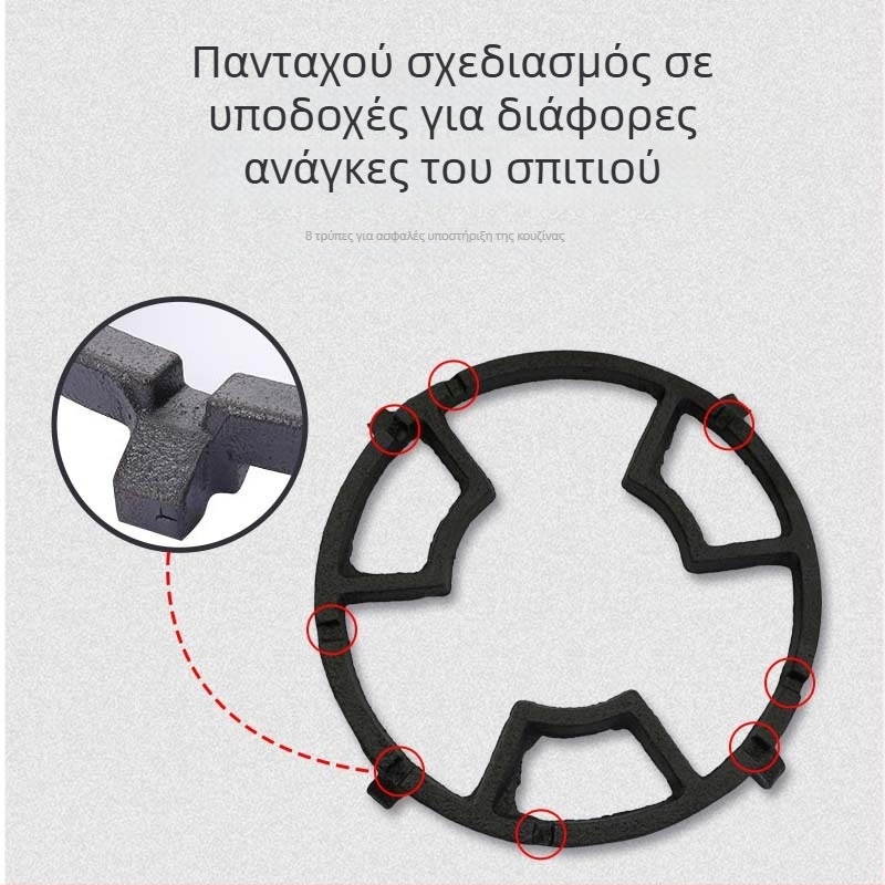 Στήριγμα κατσαρολών για φλόγιστρο αερίου – καθολικός σχεδιασμός τεσσάρων και πέντε δακτύλων – Chang Tong, κυκλοφόρησε το 2022