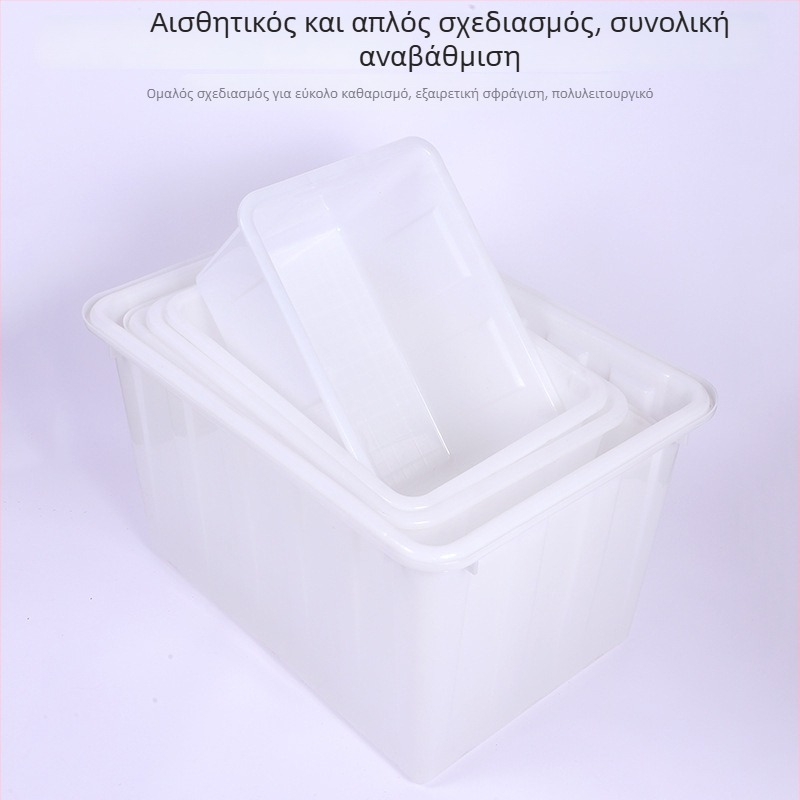 Ορθογώνια δεξαμενή νερού HDPE – δοχείο ιχθυοκαλλιέργειας κατασκευασμένο με έγχυση, τοίχος 0,5 mm, χωρητικότητες 400L/300L/200L/160L/90L