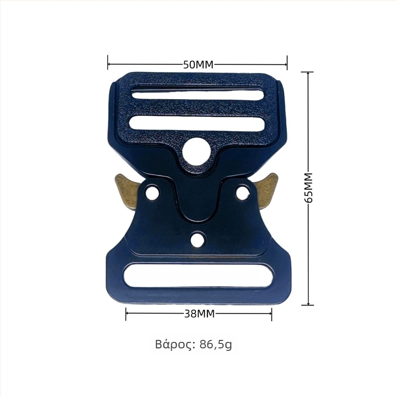 Κούμπωμα ζώνης Κόμπρα Τακτικό, ολότελα μεταλλικό από κράμα ψευδαργύρου, για εξοπλισμό εξωτερικού χώρου και αξεσουάρ αποσκευών