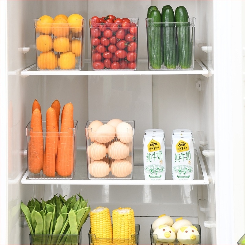 Κουτί αποθήκευσης πλευρικής πόρτας ψυγείου για φρούτα και λαχανικά - πλαστικό τροφίμων, απλός σχεδιασμός, διατήρηση φρεσκάδας