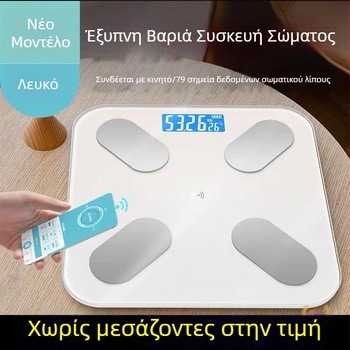 Έξυπνη ζυγαριά σώματος SN-603 με αισθητήρα Μ, εύρος 0–180 kg, Tempered Glass, μέτρηση λιπώδους ιστού και υγρών