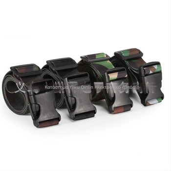 Ζώνη από καμβά με πλαστική αγκράφα, πλάτος 2-4 εκ, Qinlin