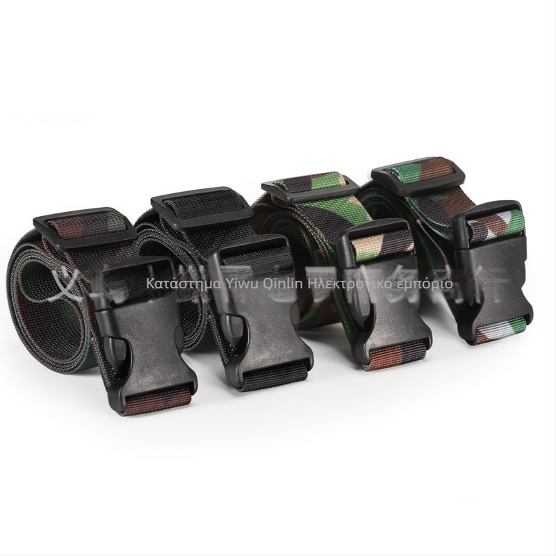 Ζώνη από καμβά με πλαστική αγκράφα, πλάτος 2-4 εκ, Qinlin