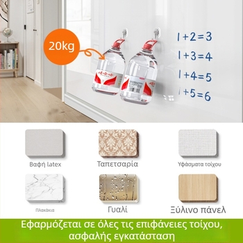 Παιδικός μονόπλευρος πίνακας λευκής επιφάνειας τοίχου - PET πλαίσιο, PET πάνελ, Little ruishi, Προδιαγραφή 1