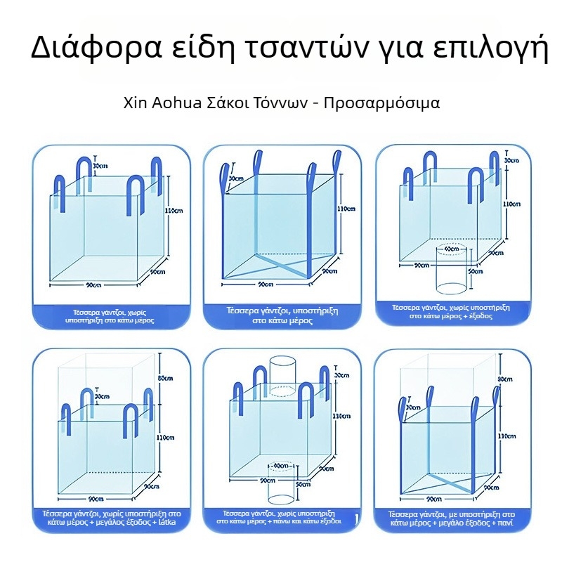 Κοντέινερ σακούλα, PP υφαντό υλικό, προσαρμοσμένη κατόπιν ζήτησης, πάχος κατόπιν ζήτησης, φόρτωση κατόπιν ζήτησης, μπορεί να μεταφέρει πλαστικό, τσιμέντο, ζωοτροφές, αδρανή.