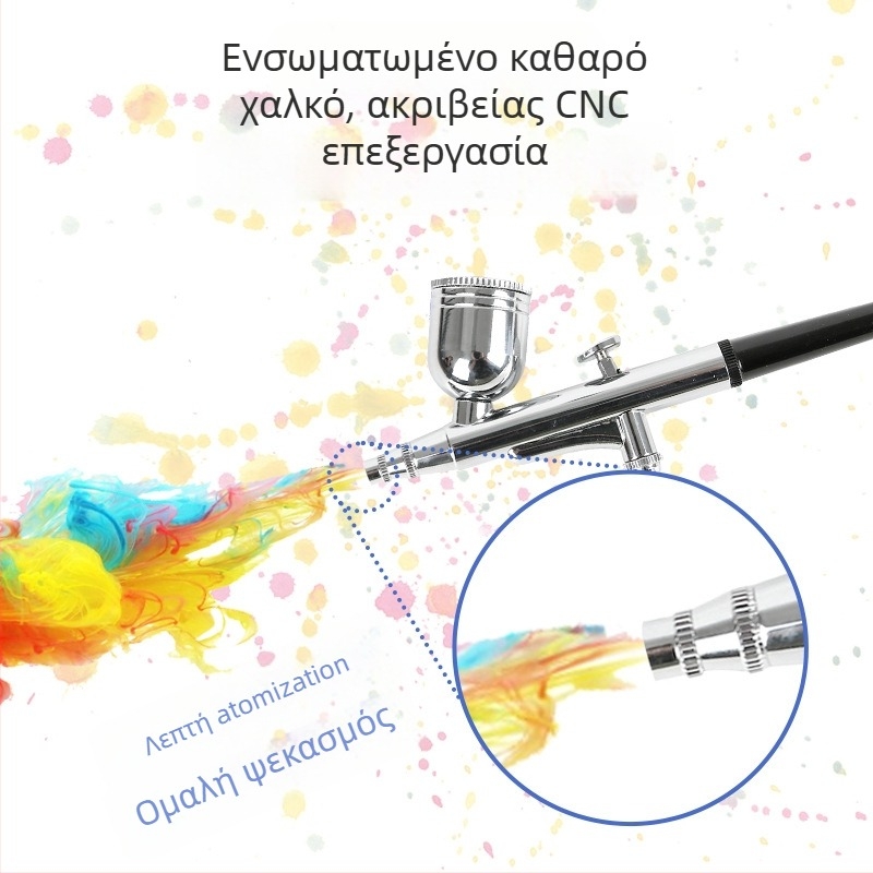 Jifeng Πολυλειτουργικό φορητό πιστόλι ατμοποίησης νυχιών για οικιακή χρήση — Προέλευση: Ντονγκουάν; Υλικό: κράμα αλουμινίου + πλαστικό + χαλκός; Σειρά: Πιστόλι ψεκασμού; Εφαρμογή: Διακόσμηση/Μηχανήματα