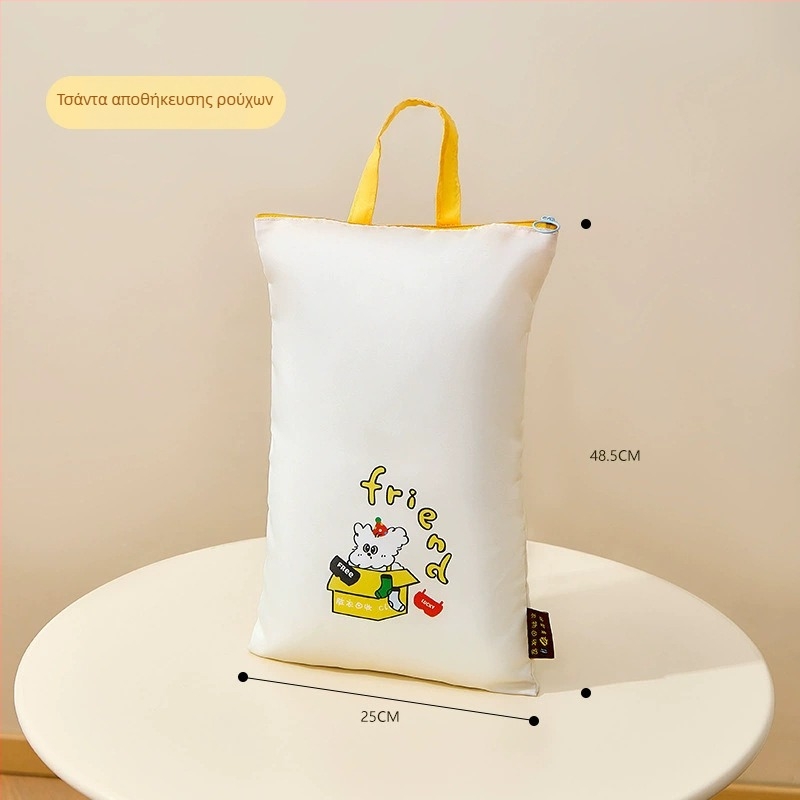 Σετ ταξιδιωτικών τσαντών αποθήκευσης με σχέδιο καρτούν για εσώρουχα και ρούχα, υλικό PP, σετ πολλαπλών τεμαχίων