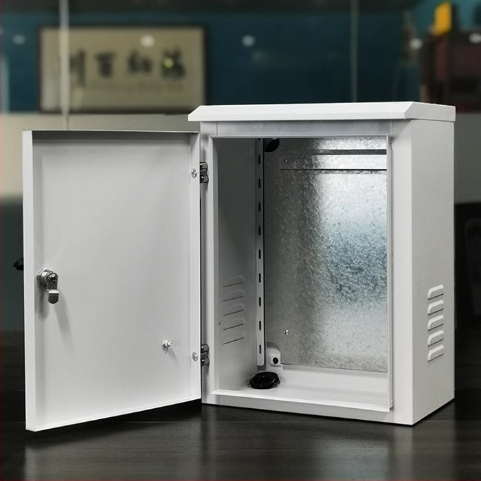 AN.S.BO Κουτί δικτυακού εξοπλισμού για παρακολούθηση, εξωτερικό αδιάβροχο περίβλημα για συστήματα ασφαλείας και ενδοεπικοινωνία, τοποθετημένο σε στύλο