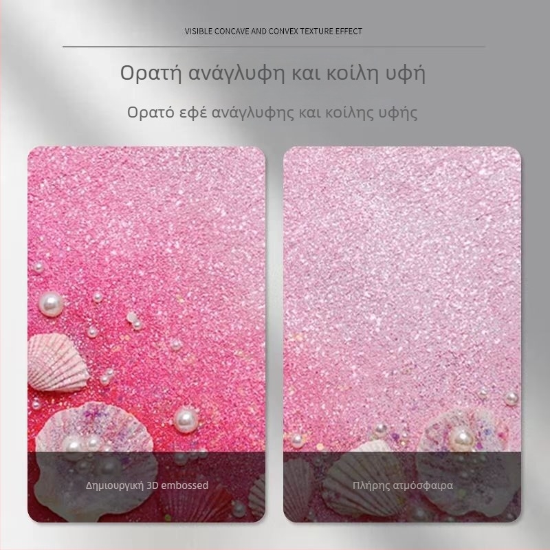 Σετ DIY για ζωγραφική υφής με κοχύλι μαργαριριού, ακρυλικό και χαλαζιακή άμμο — χωρίς κάδρο — μοντέρνο μινιμαλιστικό τέχνη τοίχου για σαλόνι, υπνοδωμάτιο ή γραφείο