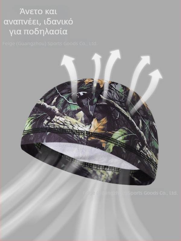 Αθλητικό καπέλο-headscarf με καμουφλάζ, πολυεστέρας, unisex, ενήλικες, υπαίθριες δραστηριότητες