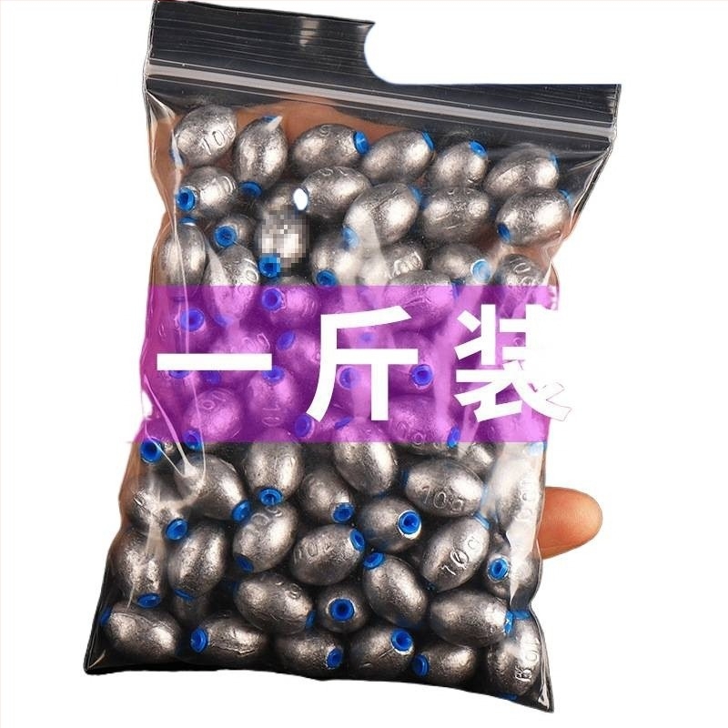 Αλιευτικά βάρη από καουτσούκ, σε σχήμα βαρελιού, σε στρογγυνό δοχείο συσκευασίας, προσαρμόσιμα