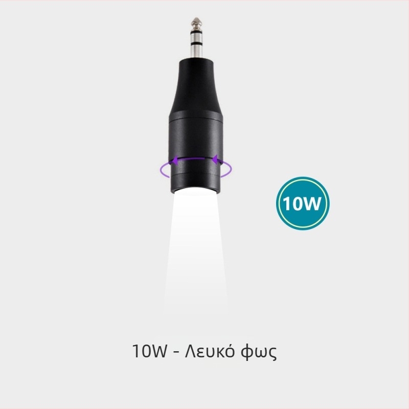 Βάση λαμπτήρα UV για βλεφαρίδες και gel νυχιών, ρυθμιζόμενο μέγεθος δέσμης, 5V, 1A, αλουμινένιο περίβλημα, JLONLI, μοντέλο 009 σειρά