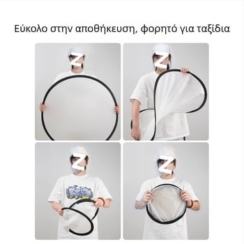 Φωτογραφικό πάνελ με απαλό φως — αναδιπλούμενο, φορητό, κράμα μαγνησίου, πάνελ διάχυσης, στήριγμα στούντιο