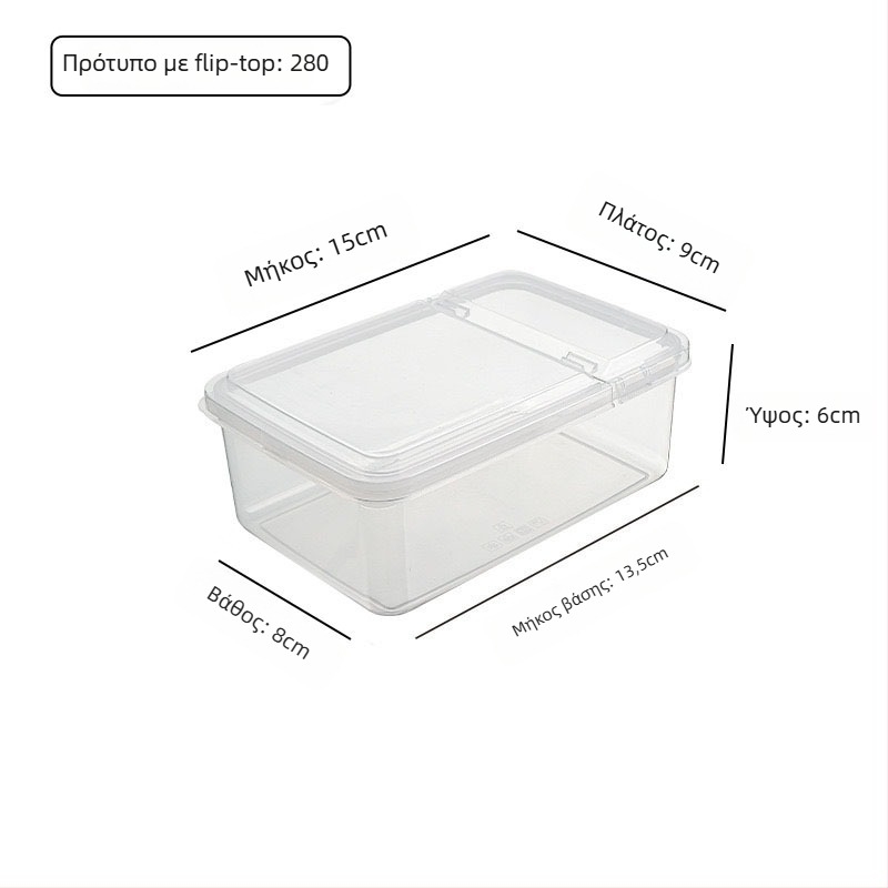 Winter Κουτί Διατήρησης Τροφίμων με Καπάκι Flip, Πλαστικό, Προέλευση Γουενζού