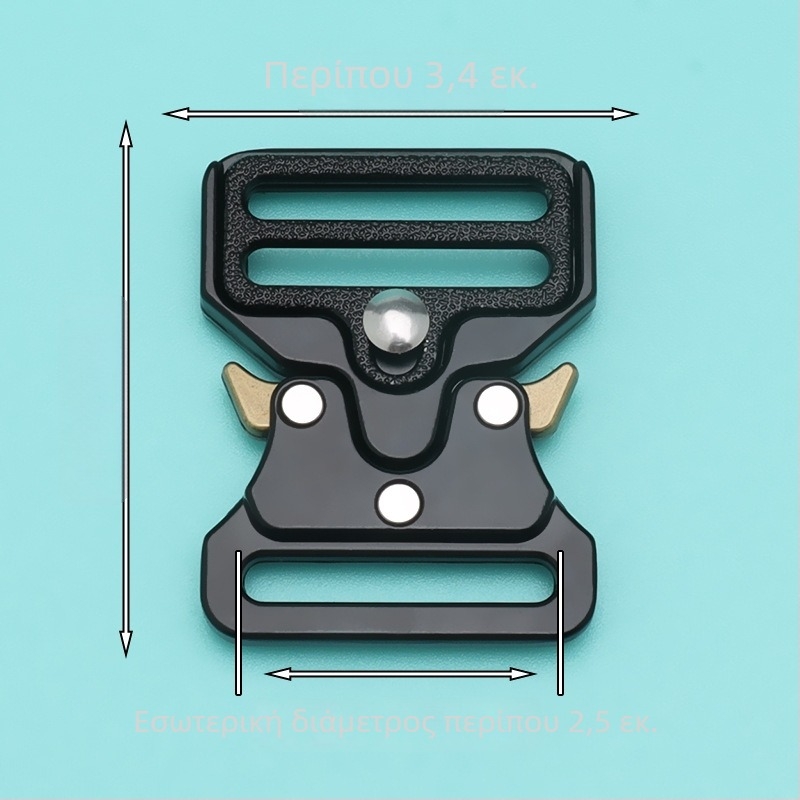 Αγκράφα ζώνης για τσάντες: Cobra-αγκράφα από κράμα ψευδαργύρου, street style, άνοιξη 2025