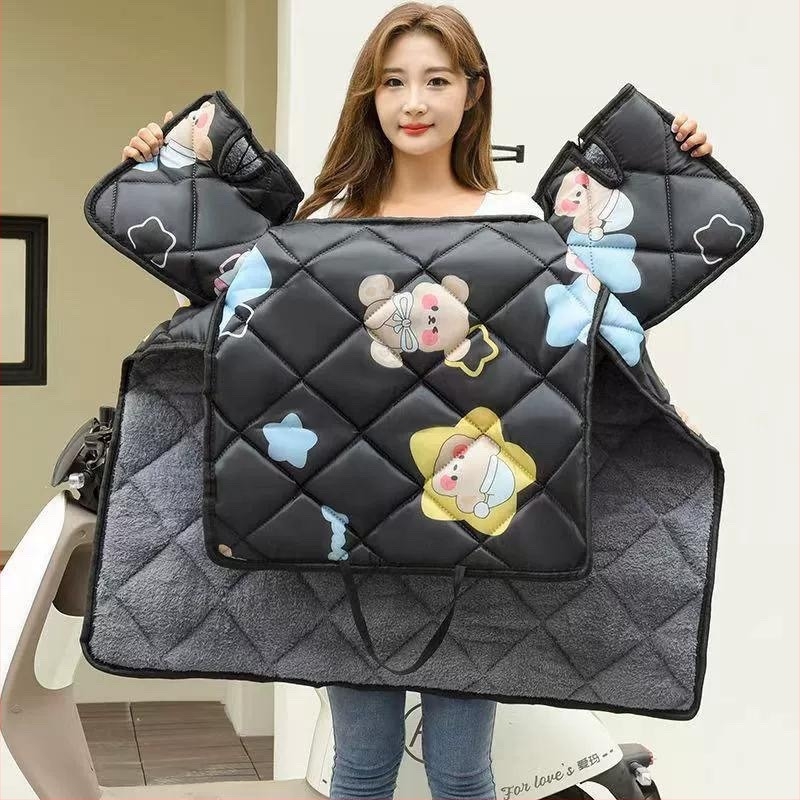 Κάλυμμα παρμπρίζ ηλεκτρικών οχημάτων με χειμωνιάτικη επένδυση φλίς, από ύφασμα Oxford, αδιάβροχο και ανθεκτικό στον άνεμο, κατάλληλο για ηλεκτρικά αυτοκίνητα και τρίκυκλα