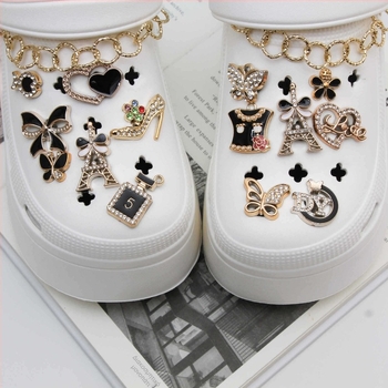 Σετ κουμπώματα για παπούτσια με λουλούδι – αποσπώμενα DIY διακοσμητικά με λουλούδια για casual παπούτσια και παντόφλες, καθημερινό στυλ, καλοκαίρι–φθινόπωρο