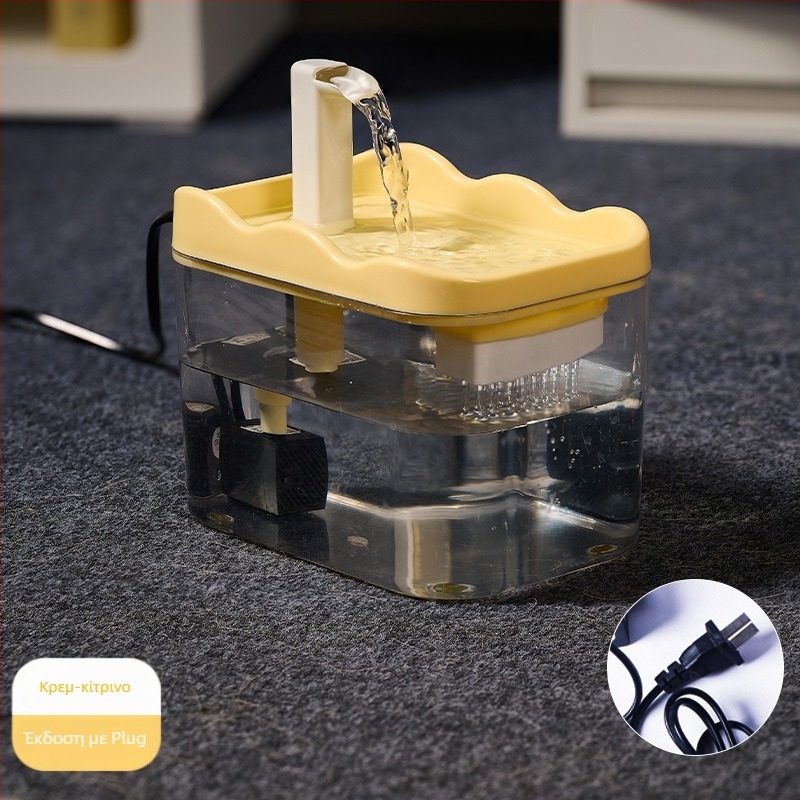 Αυτόματος διανομέας νερού για γάτες και σκύλους με κυκλοφορία νερού, αποσπώμενος, 100 g