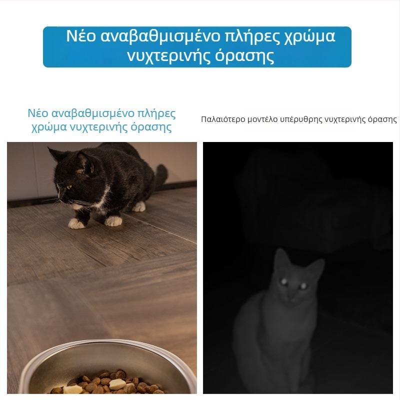 Έξυπνος τροφοδότης γάτας με έλεγχο μέσω εφαρμογής, αποσπώμενος, 1800 g