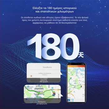 Beidou GPS ανιχνευτής αυτοκινήτου με καταγραφή, εντοπισμό και παρακολούθηση — προστασία από κλοπή και απώλεια