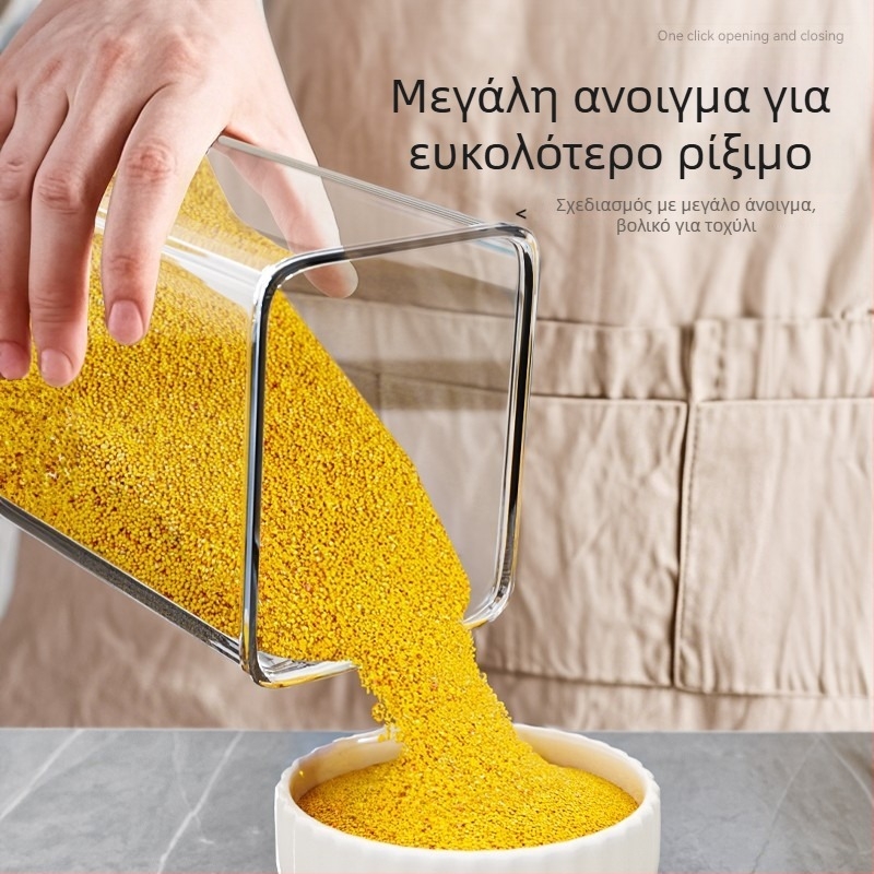 Good Helper PP Κλειστό Κουτί Αποθήκευσης Τροφίμων, Οβάλ, 301–500 ml