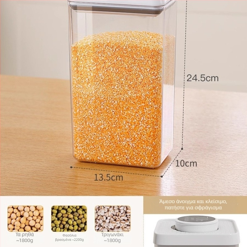 Good Helper PP Κλειστό Κουτί Αποθήκευσης Τροφίμων, Οβάλ, 301–500 ml