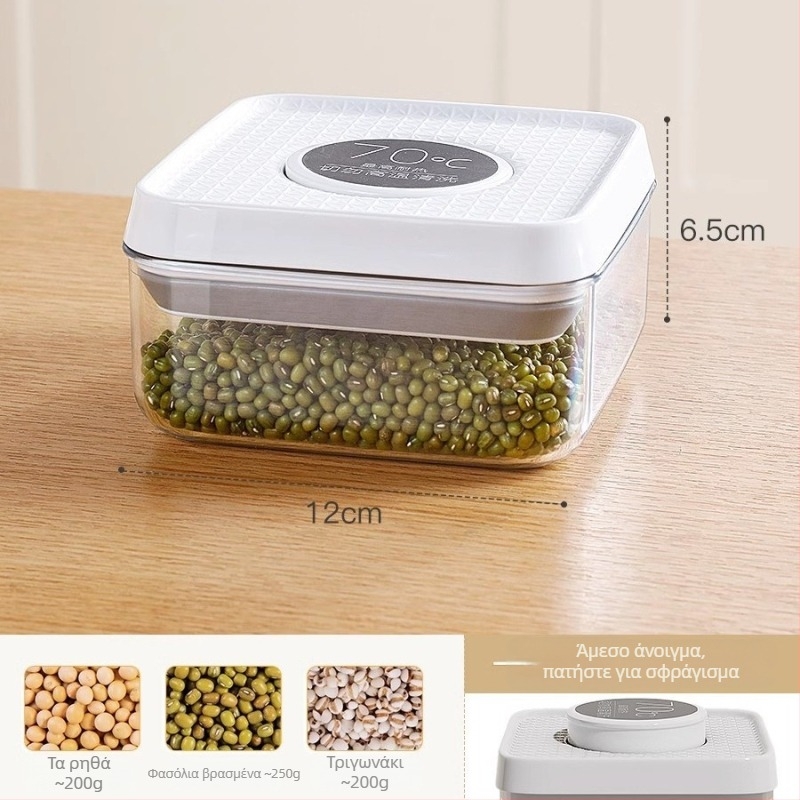 Good Helper PP Κλειστό Κουτί Αποθήκευσης Τροφίμων, Οβάλ, 301–500 ml