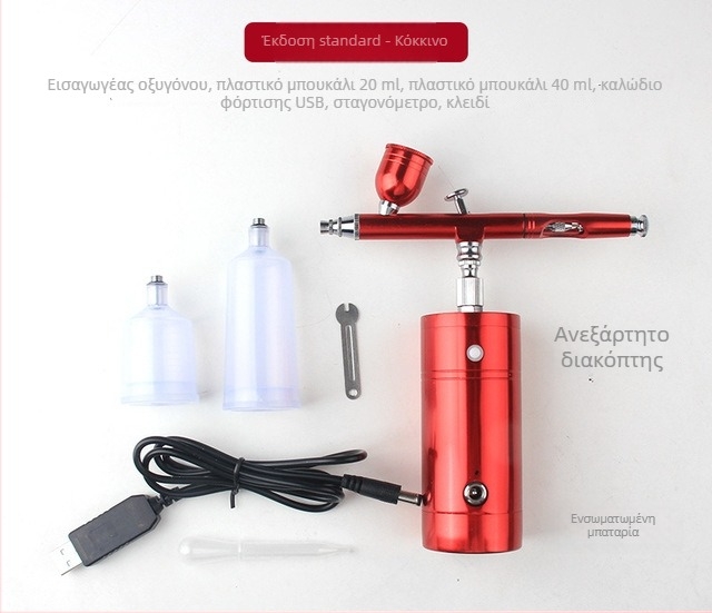 Φορητός ηλεκτρικός αερογράφος και σετ σπρέι για τη ζωγραφική μοντέλων Gundam