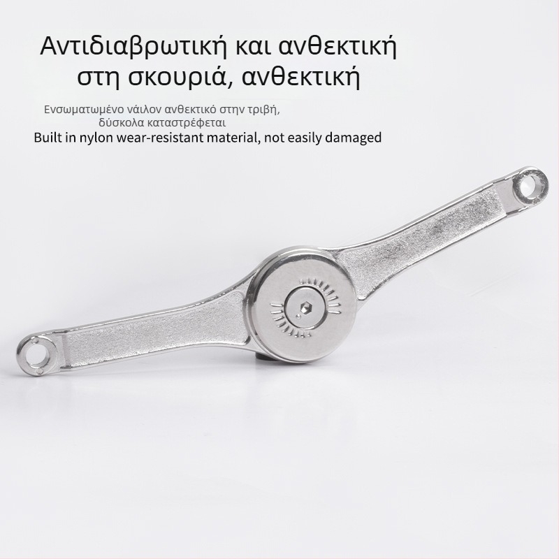 Left Steel Arbitrary Stop από κράμα ψευδάργύρου για ντουλάπες και συρτάρια, μοντέλο 01A-Standard Type Fine Grain, μοντέρνο μινιμαλιστικό στυλ