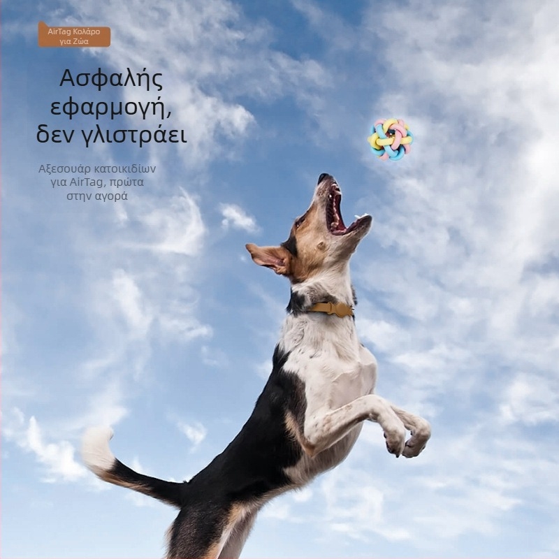 AirTag Προστατευτικό Κάλυμμα για Κατοικίδια, Δερμάτινο, γύρω από τον λαιμό, Αντι-Απώλεια/Αντι-Γρατζουνιές/Αντι-Φθορά